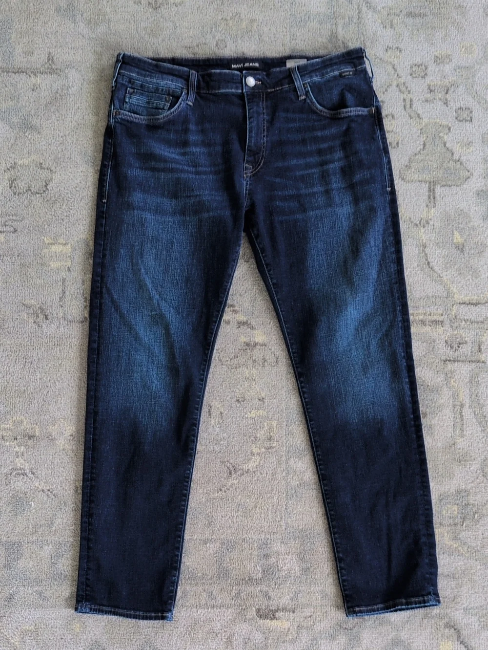 Mavi Slim Fit Jeans in Dark Indigo